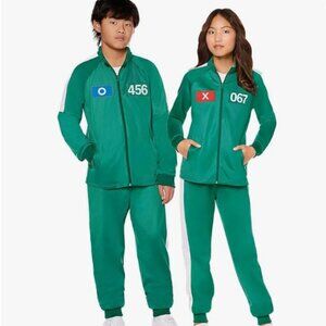 Spirit Halloween SQUID GAME Kids Player Tracksuit Costume, Officially Licensed